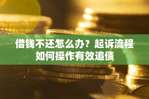北京借钱不还怎么办？起诉流程如何操作有效追债