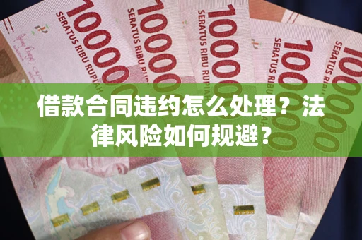 北京借款合同违约怎么处理？法律风险如何规避？