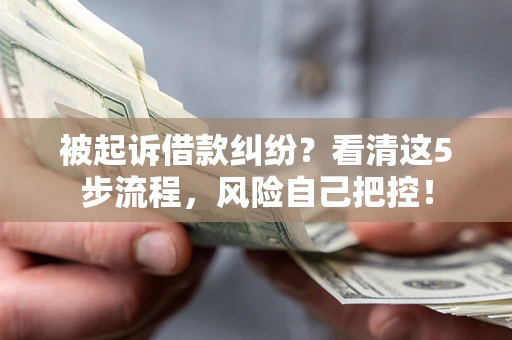 北京被起诉借款纠纷？看清这5步流程，风险自己把控！
